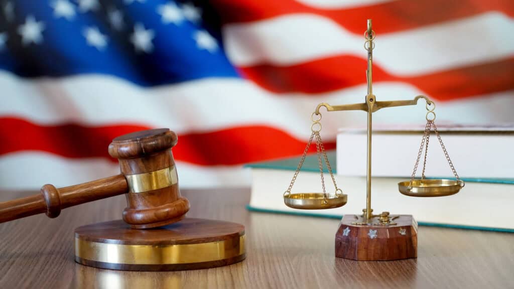 A gavel rests beside legal documents symbolizing the federal court process in Las Vegas, Nevada, where Lipp Law LLC provides expert legal counsel.