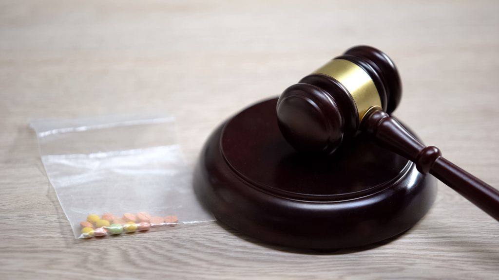 Scales of justice representing the defense of drug charges by Lipp Law LLC in Las Vegas Nevada